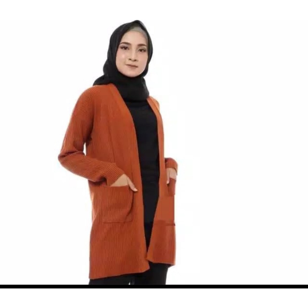 Cardy belle/cardygan oversize premium rajut wanita