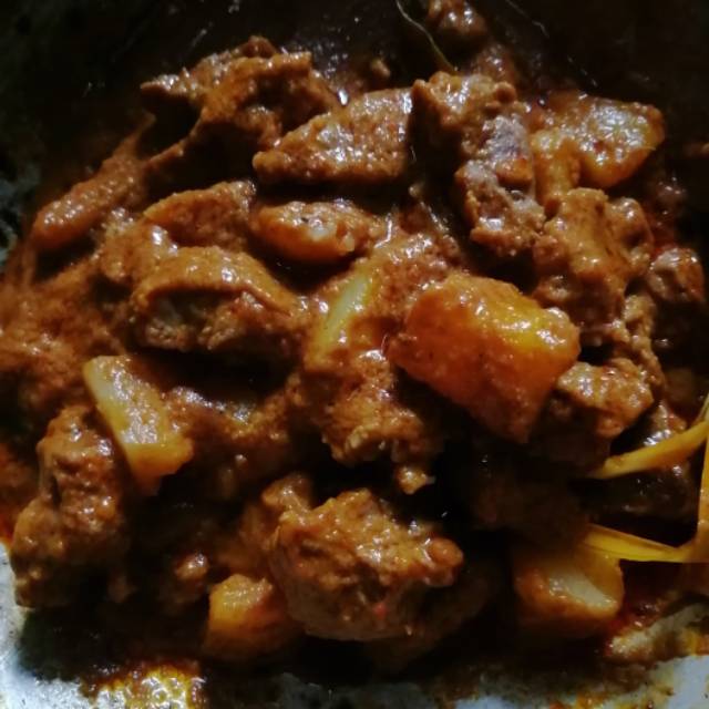 

Rendang daging+kentang