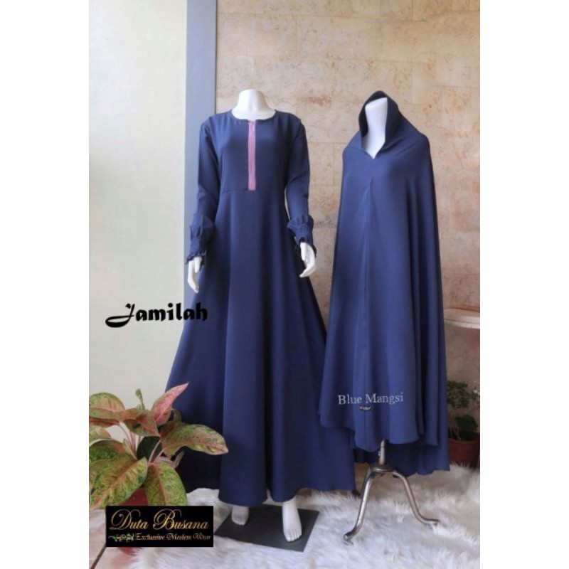 Set Gamis Syar'i Jamilah Ori Duta Busana