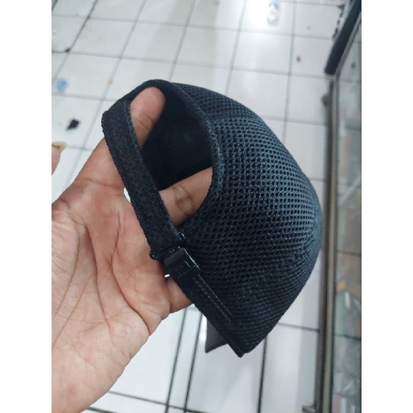 Topi padi kapas hitam