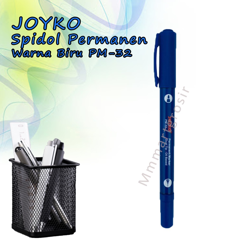 Joyko / Spidol Permanen / Warna Biru / PM-32