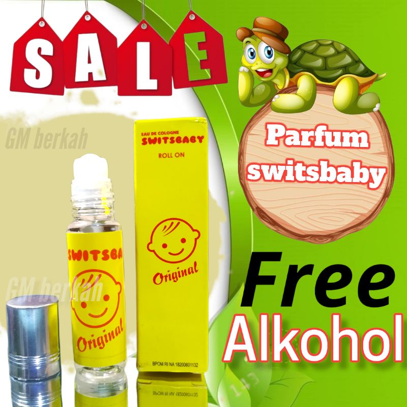 Parfum Switsbaby Roll On 6ml original Switsbay parfum bedak bayi