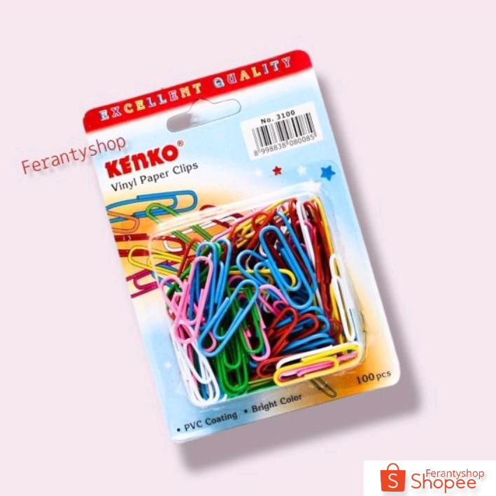 Hot item Jepitan kertas paper clips kenko 3100