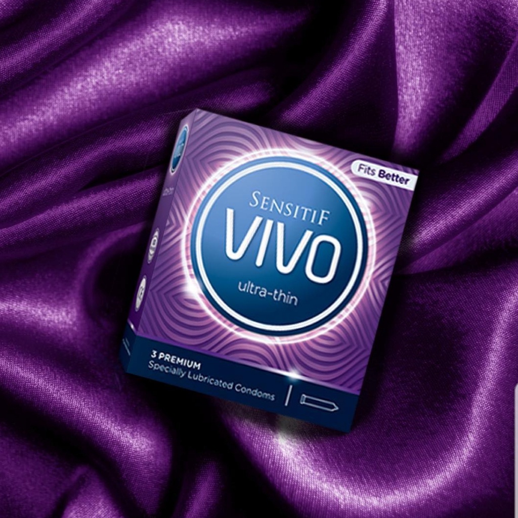 BPOM VIVO CONDOM ULTRA THIN ISI 3 &amp; 12 PCS / KONDOM VIVO ULTRATHIN / SYE