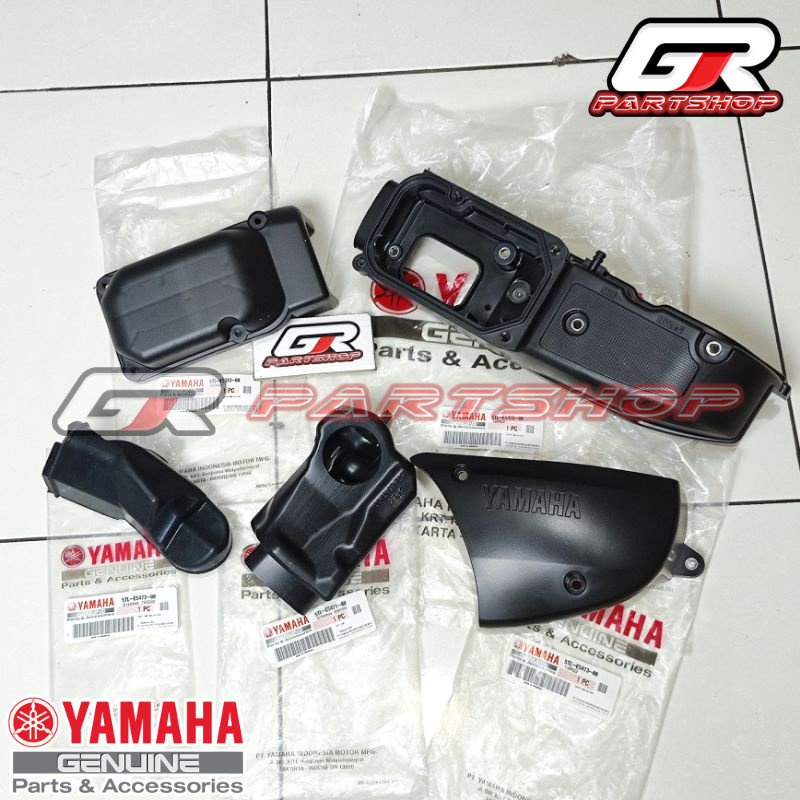 cover cvt set 5 bagian mio sporty smile ori ygp caver atas samping belakang air duct karet air duct original yamaha