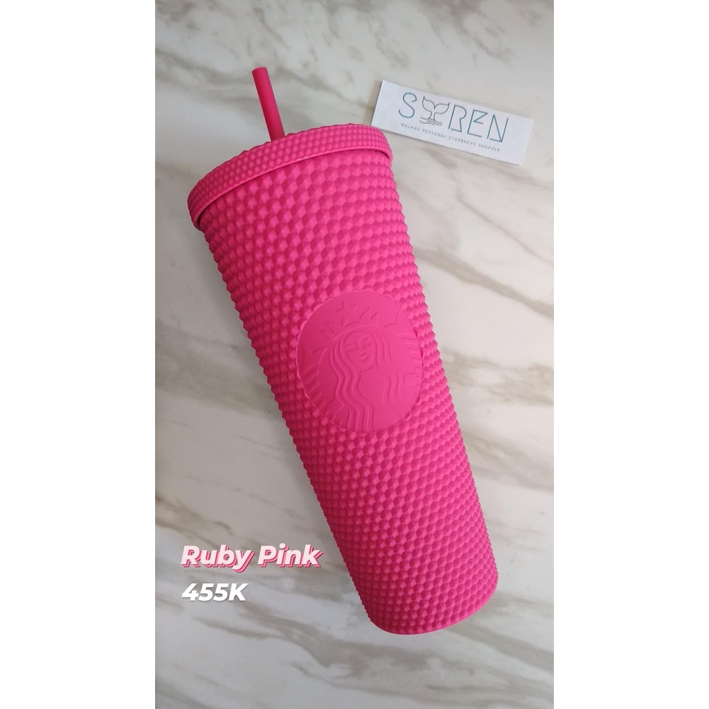 Starbucks Tumbler Ruby Pink Bling Cup