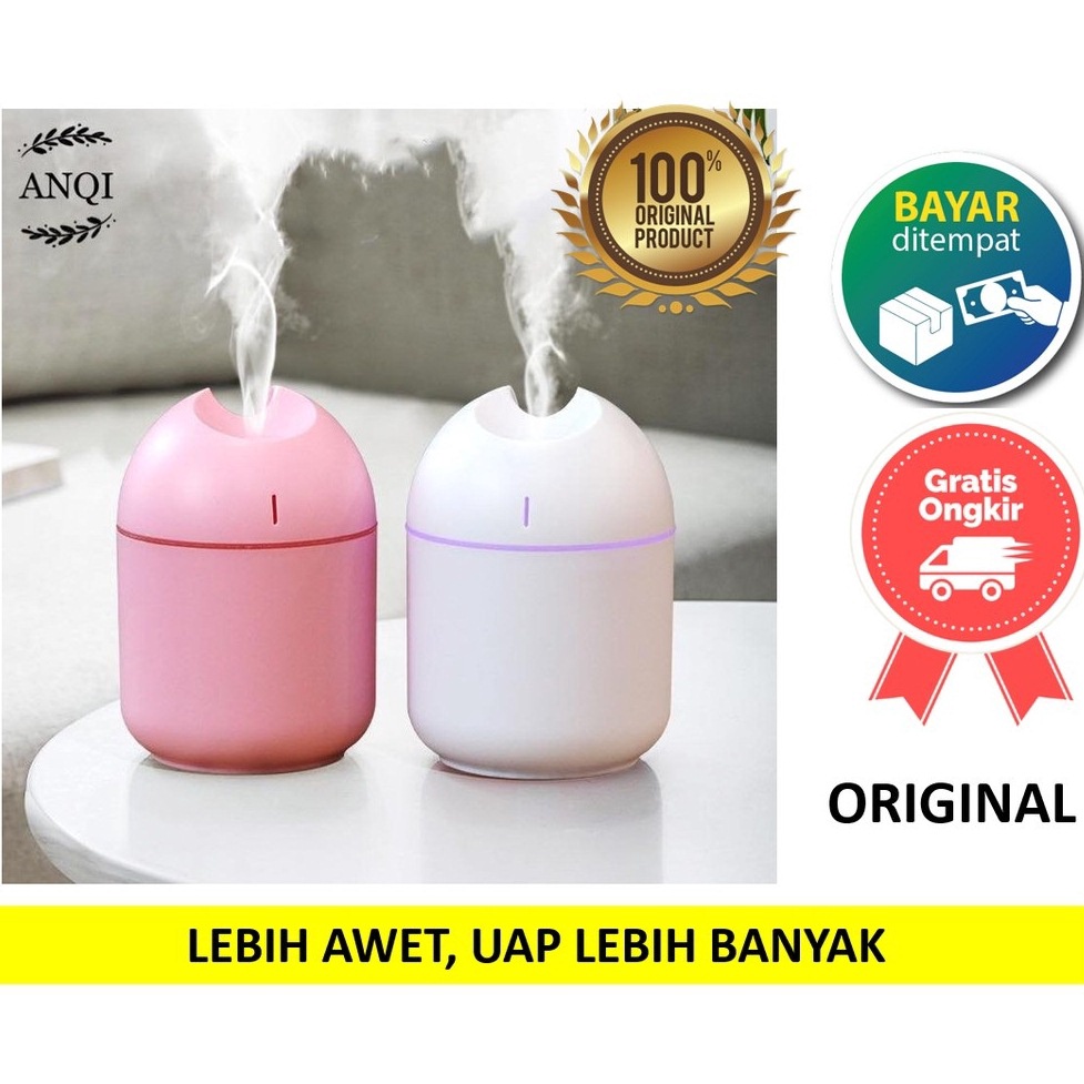 Humidifier Diffuser Udara Air Purifier Aromaterapi Alat Pelembap Pelembab Difuser Lampu LED Aroma Terapi Aromatic Therapy Portable Car Mobil Portabel Kamar Ruang Ruangan Penjernih Penguap USB