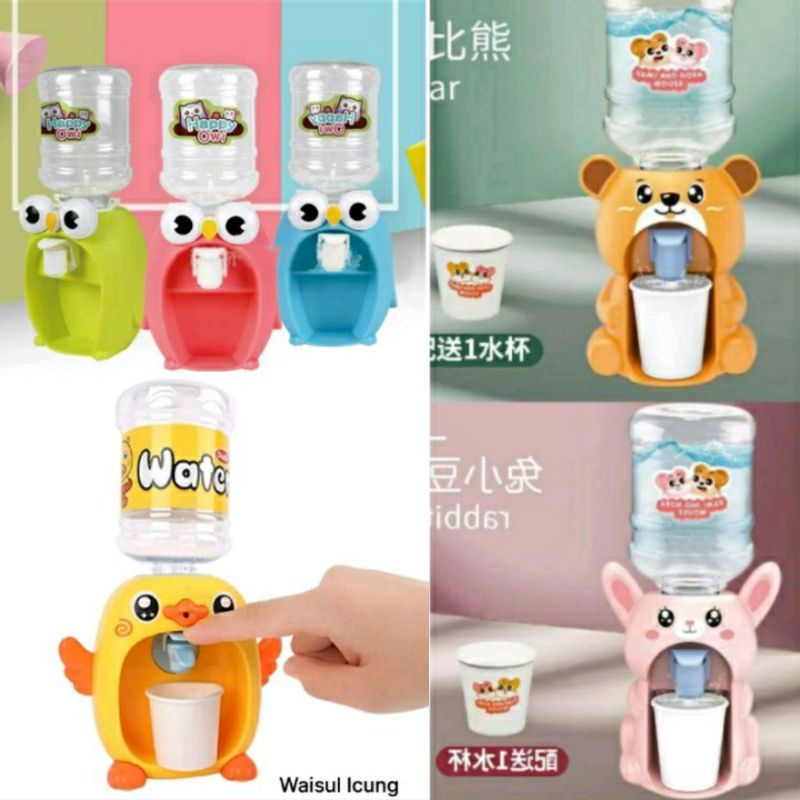 [BONUS] Cute Mini Dispenser anak kecil buat mainan toys Dispenser air Bebek mini for children