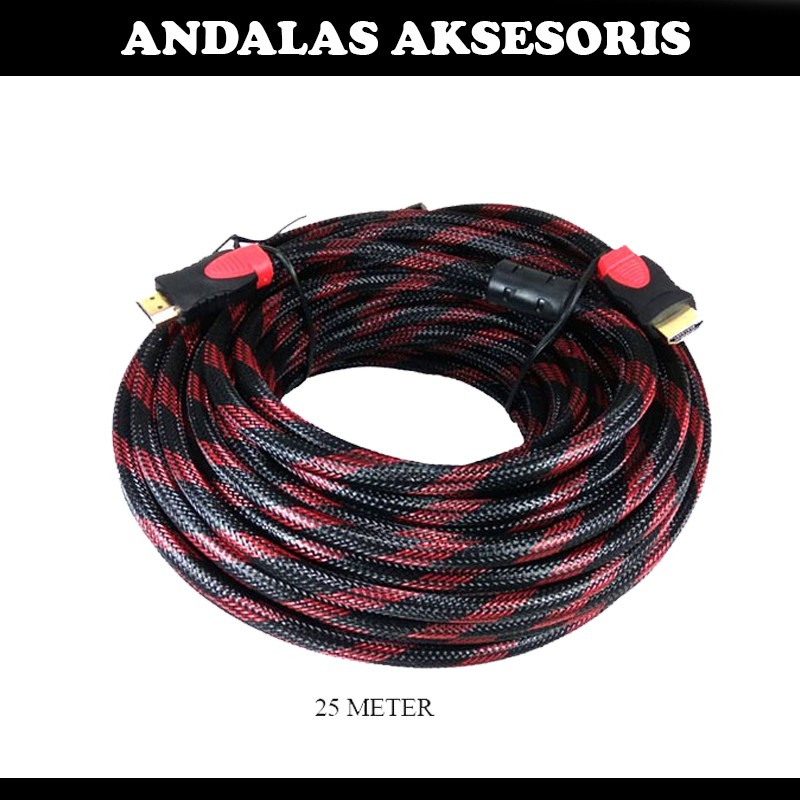 Kabel HDMI to HDMI jaring 25 Meter