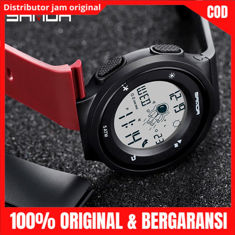 Jm Tangan Wanita Bisa Pria Anti Air Original Dan Bergaransi Model Digital Tali Rubber Shockproof