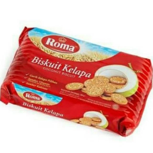 

Biskuit Roma Kelapa coconut biscuit 300g