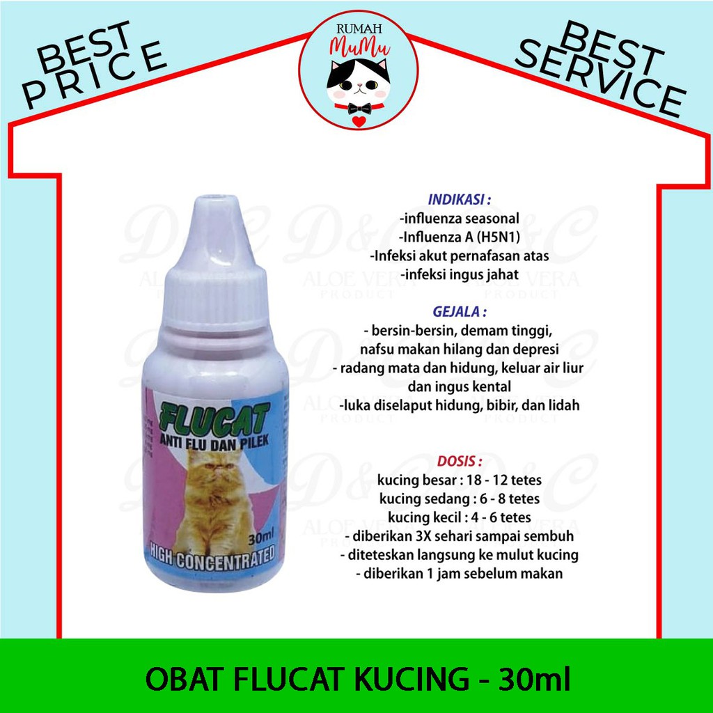 OBAT FLU KUCING FLU CAT 30 ml (Anti Flu dan Pilek Kucing) FORMULA DARI JEPANG BERKUALITAS