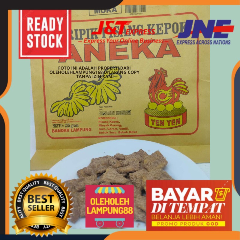 

Aneka Keripik Pisang Kepok Lampung Rasa Moka 225Gr Keripik Pisang Aneka Sari Rasa Yenyen Lampung