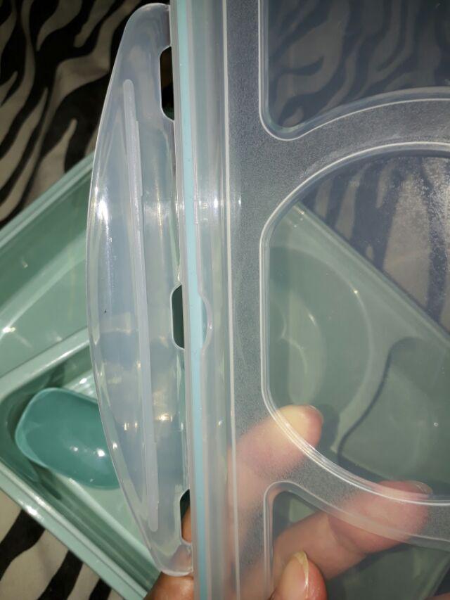 Saleeee !!! Tempat Makan Anak Sekat 5in1/lunch Box 5in1/microwave/yooyee