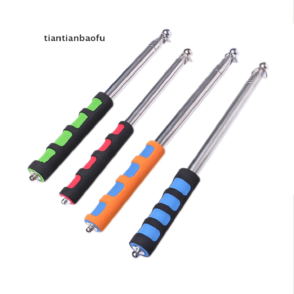 [tiantianbaofu] Flag Pole 1.2M Portable Telescopic Flag Handheld Pole Tool for Flags Windsock Boutique