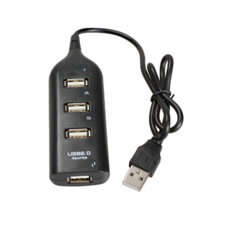 Usb 2.0 hub 4 slot standard 480Mbps 40cm cable NB for pc laptop - Terminal usb2.0 4 port mini