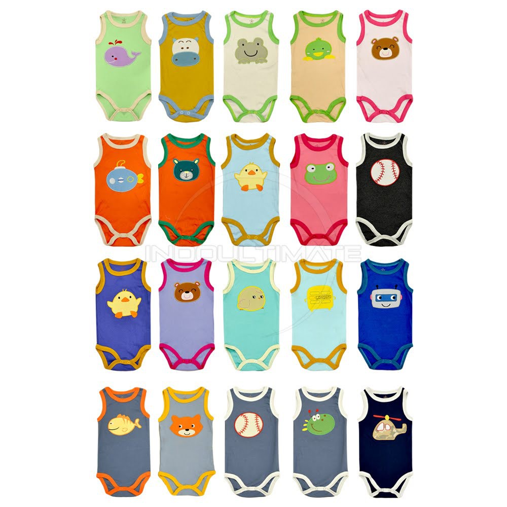 Jumper Jumsuit Jumpsuit Bayi Baru Lahir Tanpa Lengan Perlengkapan Bayi Setelan Baju Bayi BC-01211