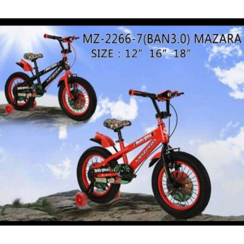 Sepeda bmx 16 inch Mazara Roda oversize fork