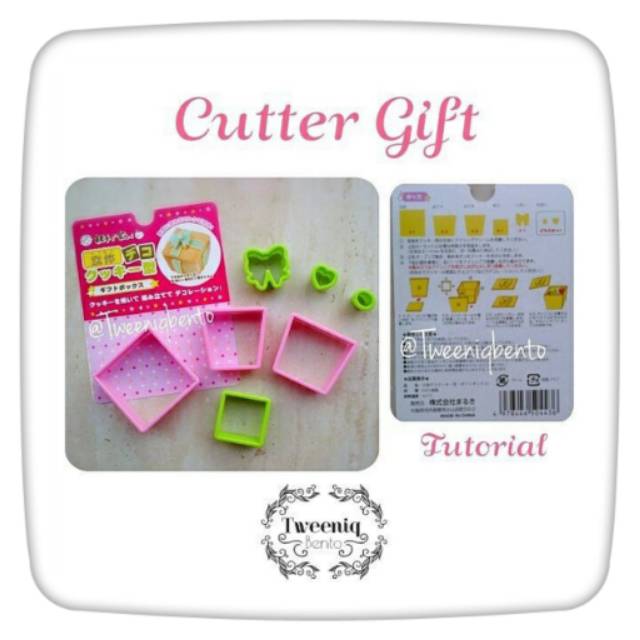 

Cutter Gift cetakan kue kering motif kado TERMURAH unik