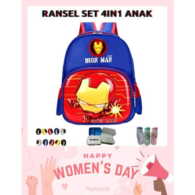 dem_sare / DS1132 - Tas ransel kecil mini karakter Tas Ransel Anak Sekolah PAUD TK SD Tas Ransel Anak Terbaru karakter Cartoon