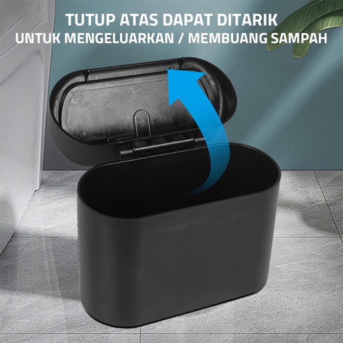 Tempat Sampah Mobil/Tong Sampah Mobil Mini Universal Car Trash Can Organizer Mobil