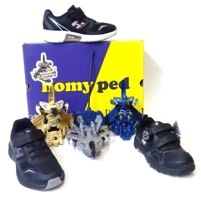 TERKINI SEPATU SEKOLAH ANAK HOMYPED + JET TRANSFORMERS - - KEREN