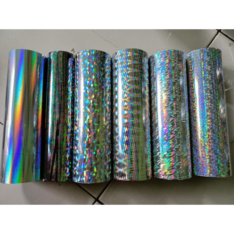 

Hot stamping foil hologram murah 20cm x 1 meter
