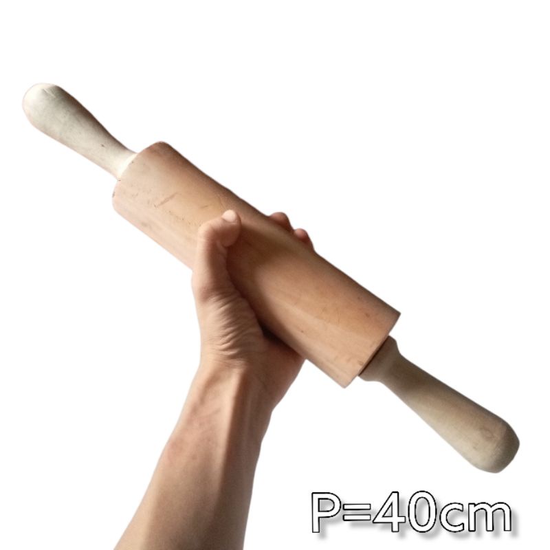 Rolling Pin Penggiling Adonan Tepung Kue Kayu