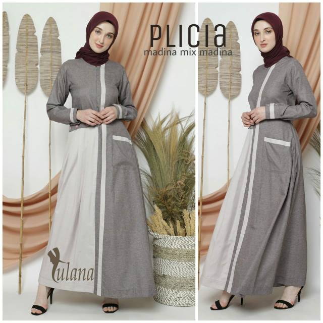 Gamis Plicia Madina mix madina