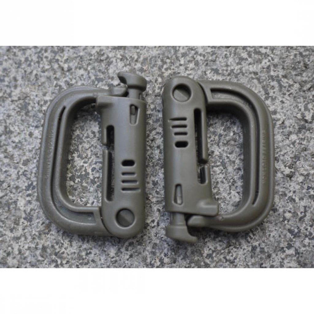 TG-IDI D D Ring Buckle Carabiner with Quickdraw - K307