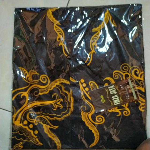 New Kemeja Batik Pria Lengan Pendek Semi Tulis 9696bfj