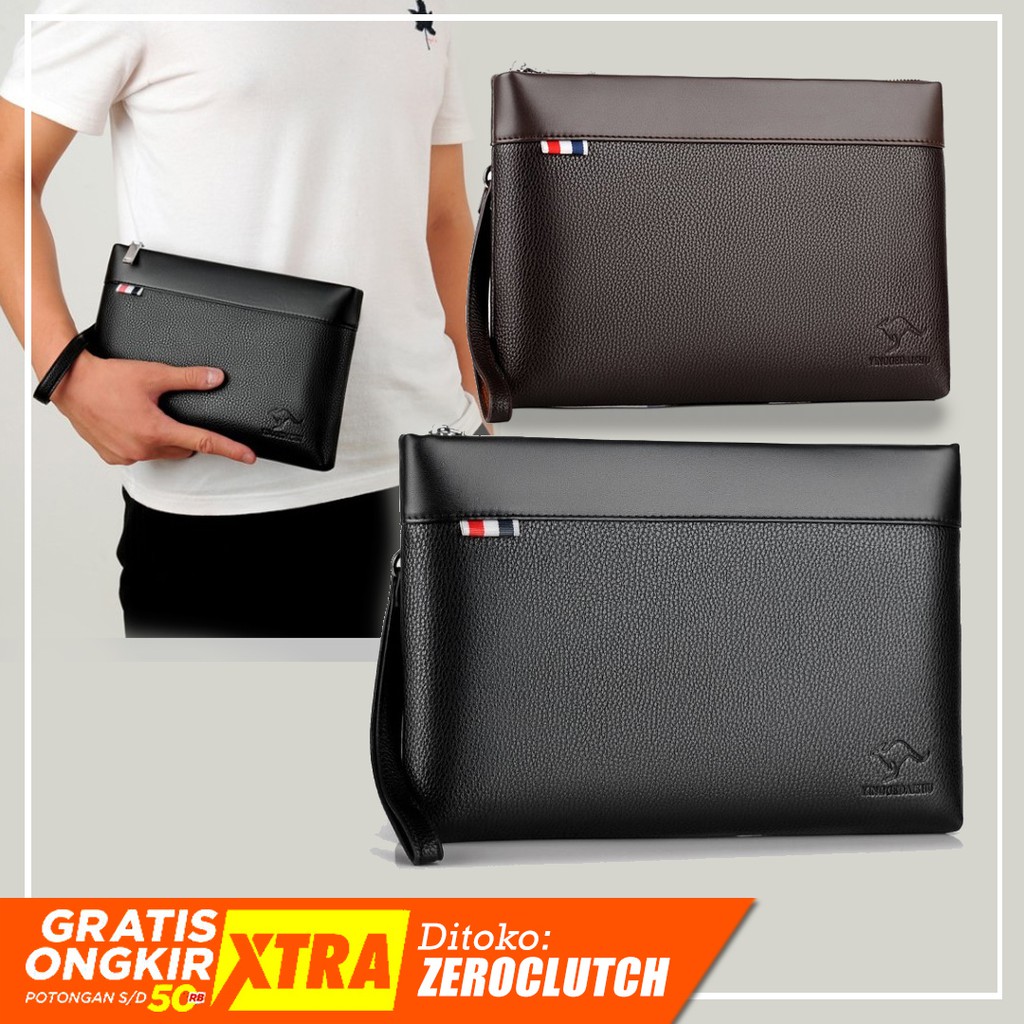 COD! DUA WARNA - Clutch Pria Murah / Clutch AndBun By &quot;The X Woof&quot; - Xclutch Kantoran Import JM 889