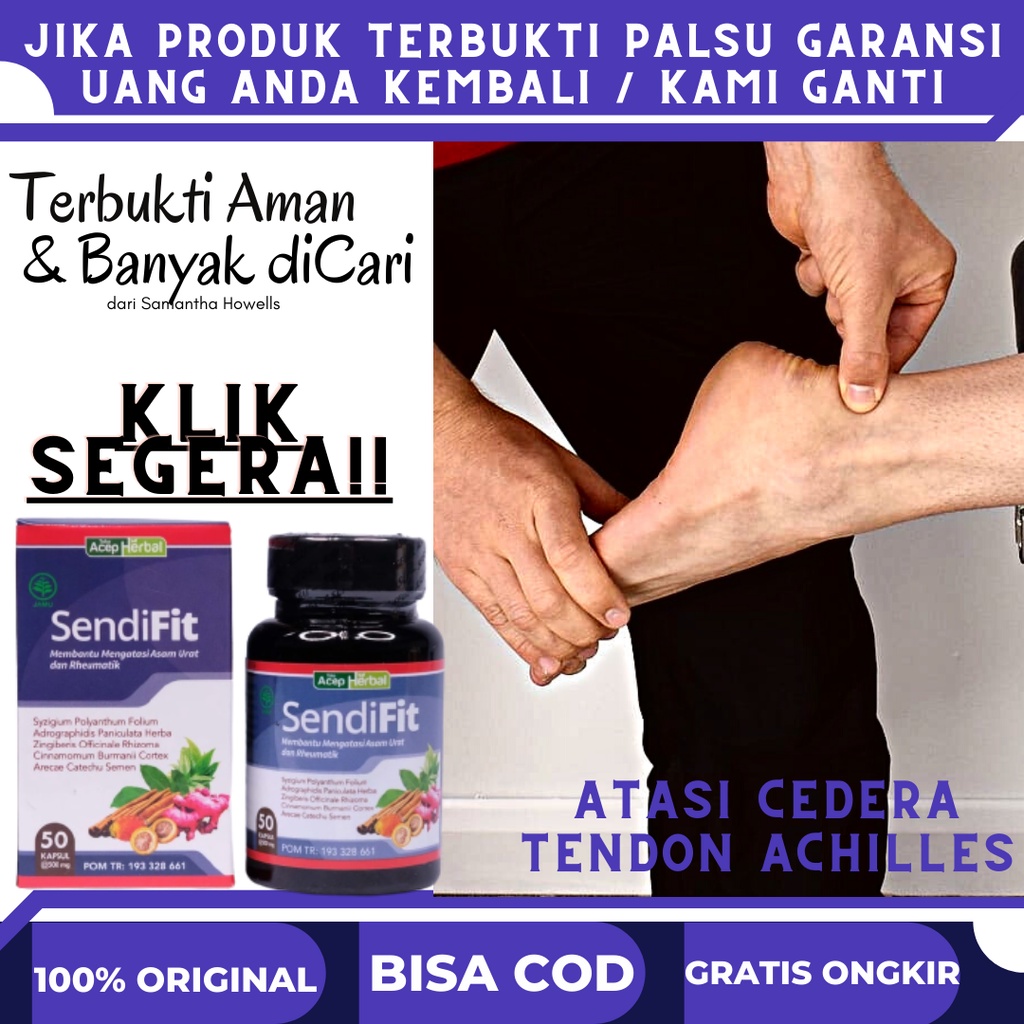 Obat Tendon Achilles, Obat Cedera Tendon (Tendinitis) / Achilles, Obat Cedera Kaki Bagian Belakang, 