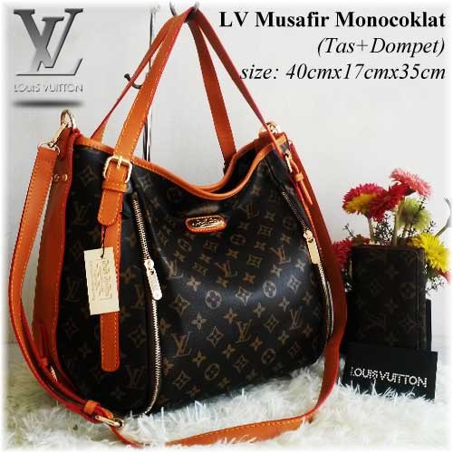 lv Musafir set dompet Tas Batam murah wanita