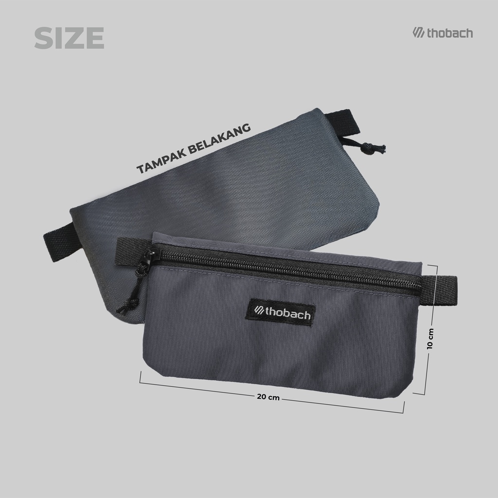 THOBACH-POUCH BAG HAND SIMPLE 2 DOMPET PRIA WANITA MULTIFUNGSI