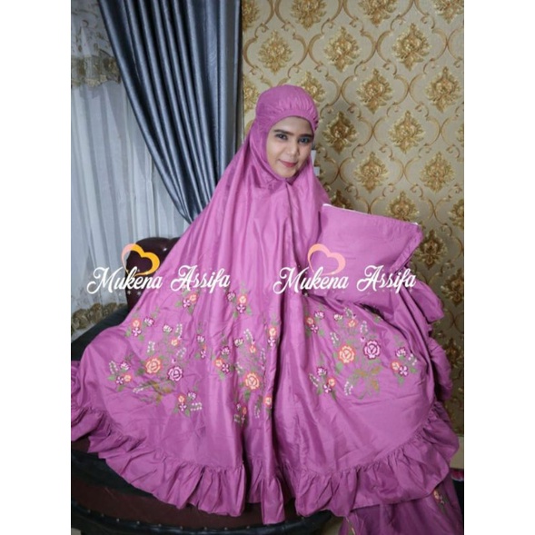 MUKENA JUMBO BORDIR REMPEL PADANG BUKITTINGGI