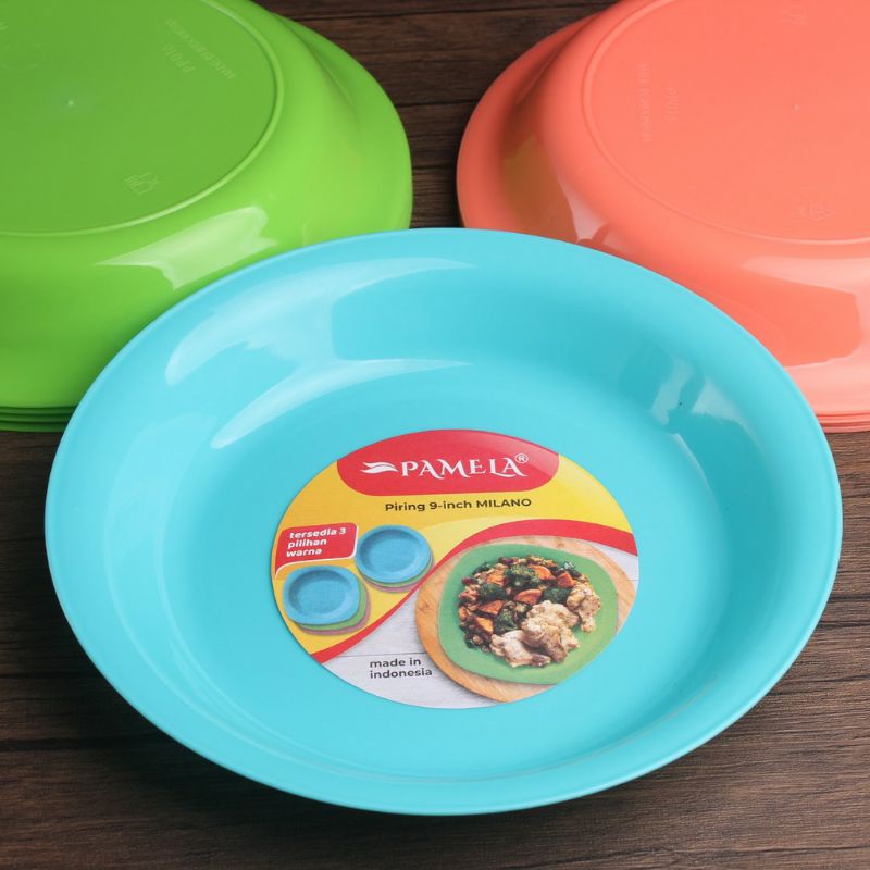 PIRING MAKAN PAMELA 9 INCH PLASTIK