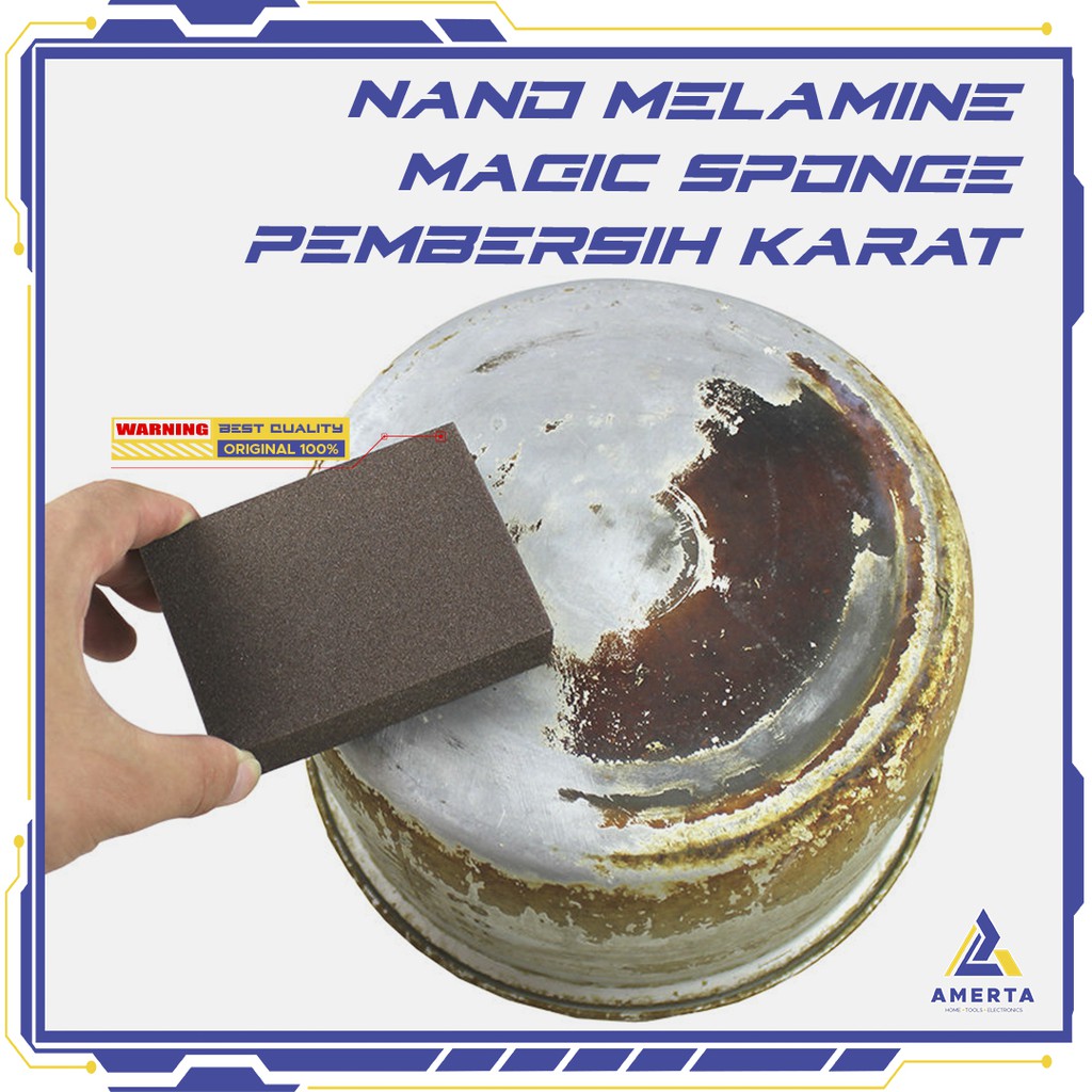 Nano Melamine Magic Sponge Pembersih Karat Besi