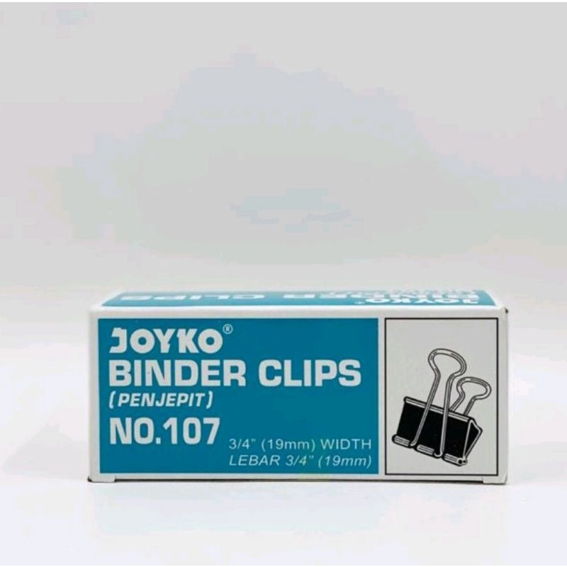 

BINDER CLIPS | BINDER CLIPS JOYKO NO 107 | PENJEPIT KERTAS