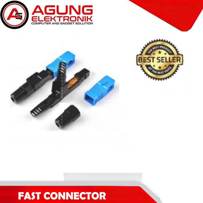 FAST CONNECTOR SC FIBER OPTIC MODEL BUAYA 1PACK ISI 10PCS MURAH