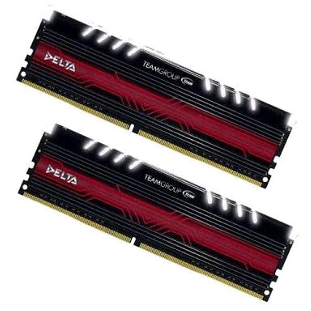 Team Delta DDR4 PC19200 2400Mhz 8GB (2X4GB) TDTRD48G2400HC15ADC01 Berkualitas