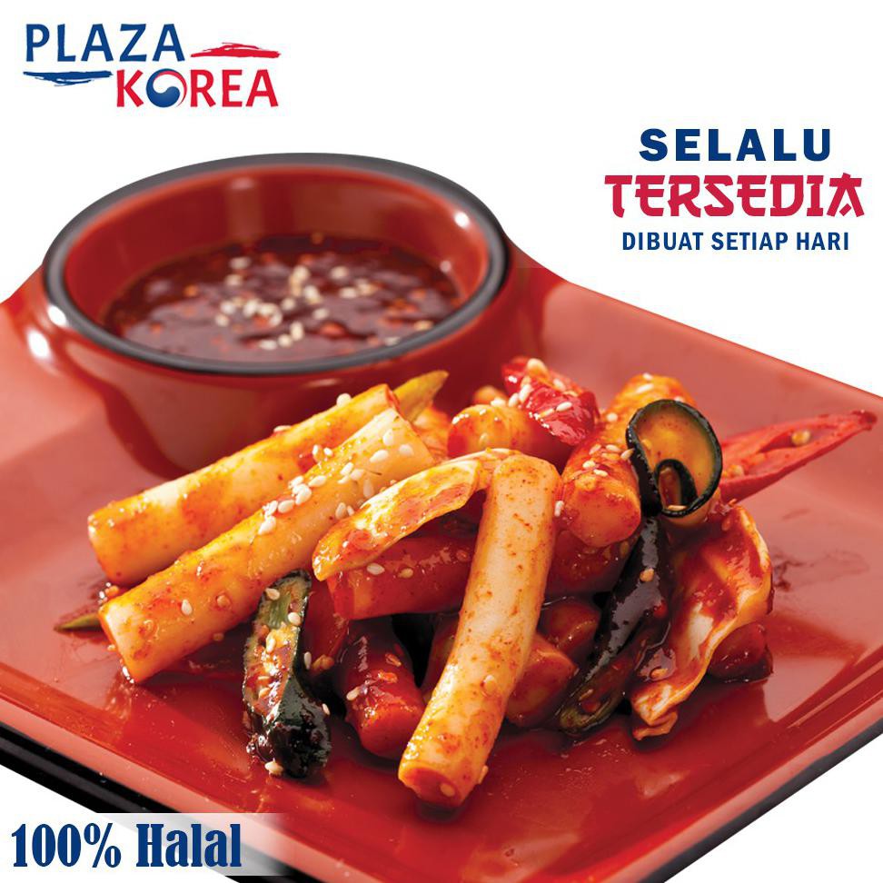 

{BISA COD} PLAZA KOREA - TOKPOKI / TTEOKBOKKI 400 Gr + SAUCE MAKANAN FRESH KOREA LIMITED EDITION