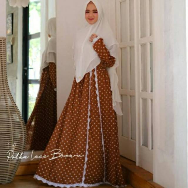 Polka lace daily by nindah fashion