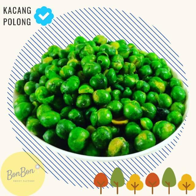 

1KG Kacang Polong Hijau / Kacang Ijo Polong Polos (Snack Kiloan)