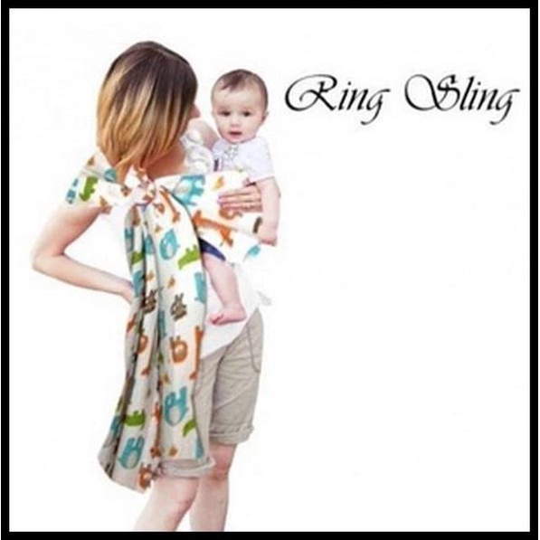 Petite Mimi Gendongan Ring Sling Motif Random - PM-GRING