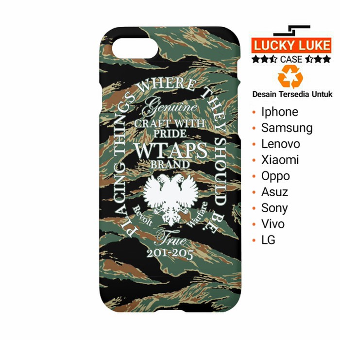 wtaps camo case oppo f3 f5 f1s a39 a37 VIVO v7 v5 iphone 6s 7 8 x plus