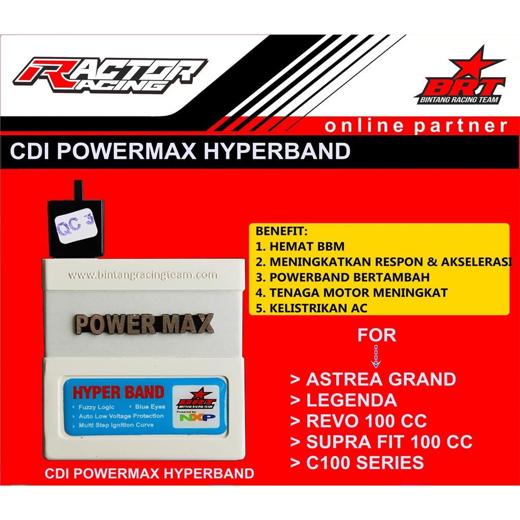 CDI HYPERBAND BRT HONDA SUPRA FIT REVO LEGENDA ASTREA GRAND C100 BRT