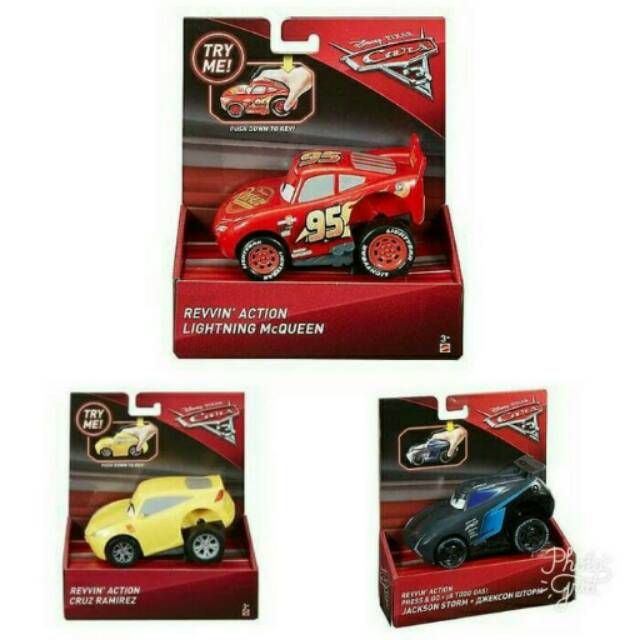 Disney Pixar Cars 3 Movie Rev & Revvin Action Car Toys  DVD31