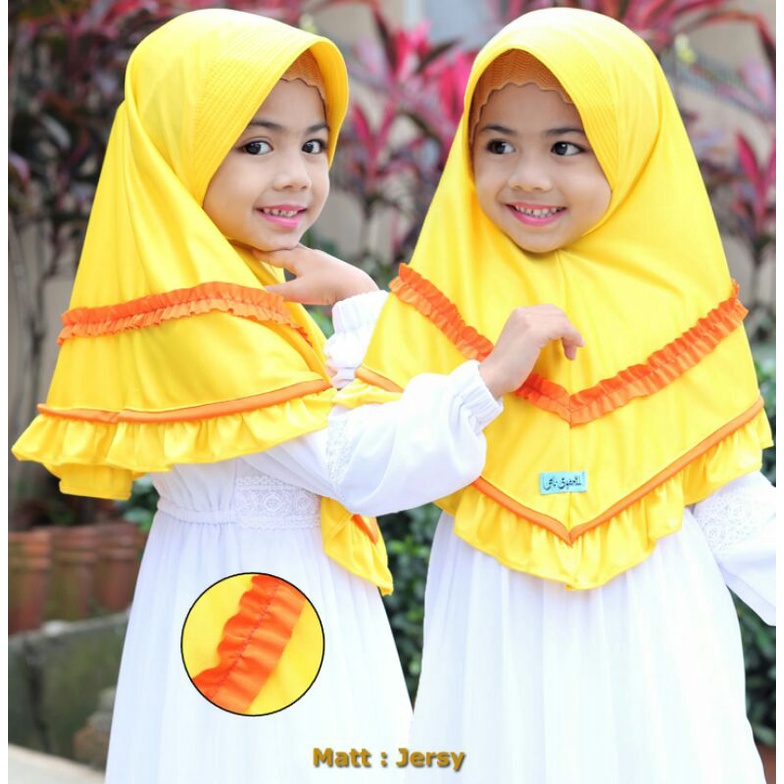 Hijab anak bayi/Hijab anak murah/Hijab anak perempuan (Kerut)