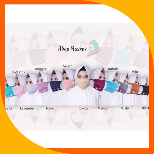 Aliya masker/ masker 2 lapis